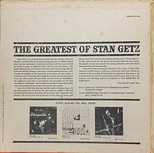 Load image into Gallery viewer, Stan Getz : The Greatest Of Stan Getz (LP, Comp)