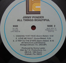 Laden Sie das Bild in den Galerie-Viewer, Jimmy Ponder : All Things Beautiful (LP, Album, RE)