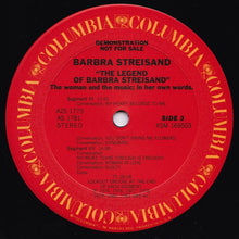 Load image into Gallery viewer, Barbra Streisand : The Legend Of Barbra Streisand (2xLP, Promo, Rad)