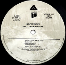 Load image into Gallery viewer, Hampton Hawes : Live At The Montmartre (LP, Album, Promo)