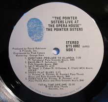 Charger l'image dans la galerie, The Pointer Sisters* : The Pointer Sisters Live At The Opera House (2xLP, Album, Ter)