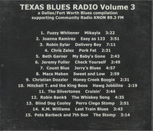 Load image into Gallery viewer, Various : Texas Blues Radio Volume 3 (CD, Comp, Ltd)