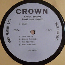 Load image into Gallery viewer, Hadda Brooks : Sings And Swings (LP, Album, Mono)