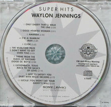 Laden Sie das Bild in den Galerie-Viewer, Waylon Jennings : Super Hits (CD, Comp, RE)