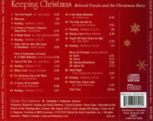 Charger l'image dans la galerie, Gloriae Dei Cantores, Elizabeth C. Patterson : Keeping Christmas (Beloved Carols And The Christmas Story) (HDCD)