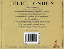Load image into Gallery viewer, Julie London : Sophisticated Lady / For The Night People (CD, Comp, RM)