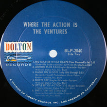 Load image into Gallery viewer, The Ventures : Where The Action Is (LP, Album, Mono, Ind)