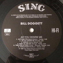 Load image into Gallery viewer, Bill Doggett : As You Desire Me (LP, Album, RE)