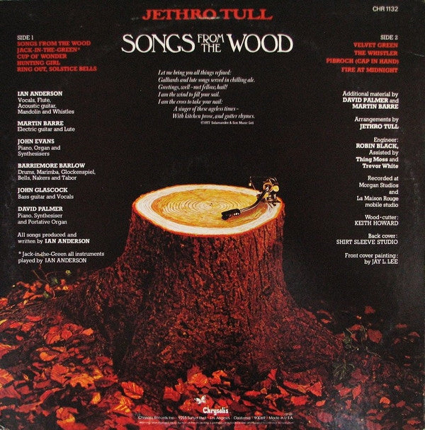 Jethro Tull - Songs From The Wood - LP