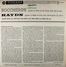 Load image into Gallery viewer, Haydn* / Boccherini* : Haydn Guitar Quartet Boccherini Guitar Quintet (LP, Album)
