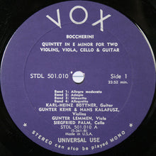 Load image into Gallery viewer, Haydn* / Boccherini* : Haydn Guitar Quartet Boccherini Guitar Quintet (LP, Album)