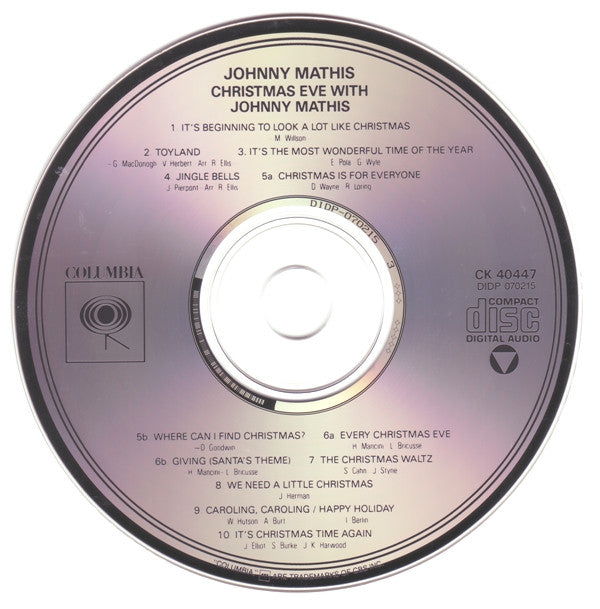 Buy Johnny Mathis Christmas Eve With Johnny Mathis CD Album RE buy-johnny-mathis-christmas-eve-with-johnny-mathis-cd-album-re