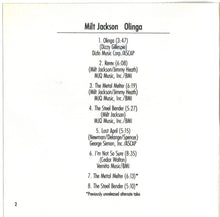 Laden Sie das Bild in den Galerie-Viewer, Milt Jackson : Olinga (CD, Album, RE, RM)