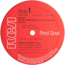 Laden Sie das Bild in den Galerie-Viewer, James Galway, Lucerne Festival Strings*, Rudolf Baumgartner - Mozart* : The Two Flute Concertos And Andante, K. 315 (LP)