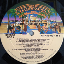 Load image into Gallery viewer, Various : Thief Of Hearts (Original Motion Picture Soundtrack) (LP, Album, All)