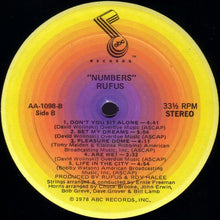 Load image into Gallery viewer, Rufus : Numbers (LP, Album)