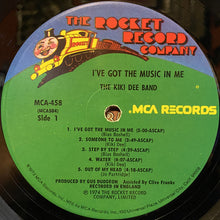Charger l'image dans la galerie, The Kiki Dee Band : I've Got The Music In Me (LP, Album, Pin)