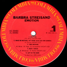 Load image into Gallery viewer, Barbra Streisand : Emotion (LP, Album, Car)