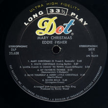 Load image into Gallery viewer, Eddie Fisher : Mary Christmas (LP, Album)