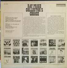 Laden Sie das Bild in den Galerie-Viewer, Ray Price : Collector's Choice (LP, Album, Mono)