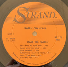 Laden Sie das Bild in den Galerie-Viewer, Karen Chandler : Dear Mr. Gable (LP, Album, Mono)