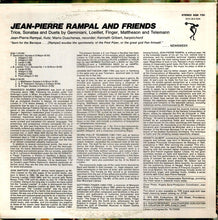 Laden Sie das Bild in den Galerie-Viewer, Jean-Pierre Rampal And Friends* : Trios, Sonatas And Duets By Geminiani, Loeillet, Finger, Mattheson And Telemann (LP)