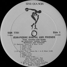 Laden Sie das Bild in den Galerie-Viewer, Jean-Pierre Rampal And Friends* : Trios, Sonatas And Duets By Geminiani, Loeillet, Finger, Mattheson And Telemann (LP)
