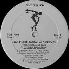 Laden Sie das Bild in den Galerie-Viewer, Jean-Pierre Rampal And Friends* : Trios, Sonatas And Duets By Geminiani, Loeillet, Finger, Mattheson And Telemann (LP)