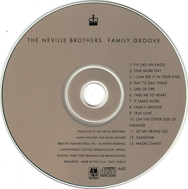 Buy The Neville Brothers Family Groove (CD, Album) Online for a great