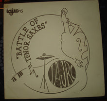 Charger l'image dans la galerie, Coleman Hawkins, Ben Webster, Gene Ammons, Ike Quebec, Paul Gonsalves, Illinois Jacquet, Lester Young, Dexter Gordon, Allen Eager, Warne Marsh, James Moody, Wardell Gray : Battle Of Tenor Saxes (LP, Album)