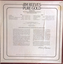 Load image into Gallery viewer, Jim Reeves : Pure Gold - Volume One (LP, Comp, Ind)