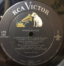 Load image into Gallery viewer, Bud Powell : Swingin' With Bud (LP, Album, Mono)