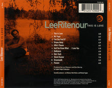 Load image into Gallery viewer, Lee Ritenour : This Is Love (CD, Album)