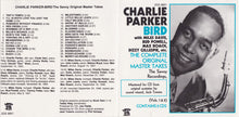 Load image into Gallery viewer, Charlie Parker : Bird / The Savoy Original Master Takes (2xCD, Comp, Club)