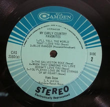 Charger l'image dans la galerie, Hank Snow : My Early Country Favorites (LP, Album)