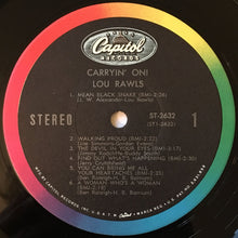 Load image into Gallery viewer, Lou Rawls : Carryin' On! (LP, Album, Los)