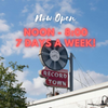 New Store Hours - Noon to 8:00 pm -  7 Days a Week!