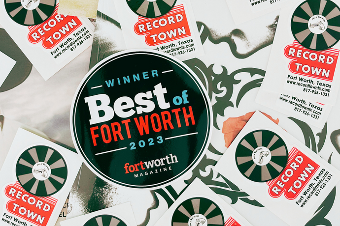 WOO HOO!!! Record Town is Fort Worth Magazine's 2023 Reader's Choice - Best Record Store!!!
