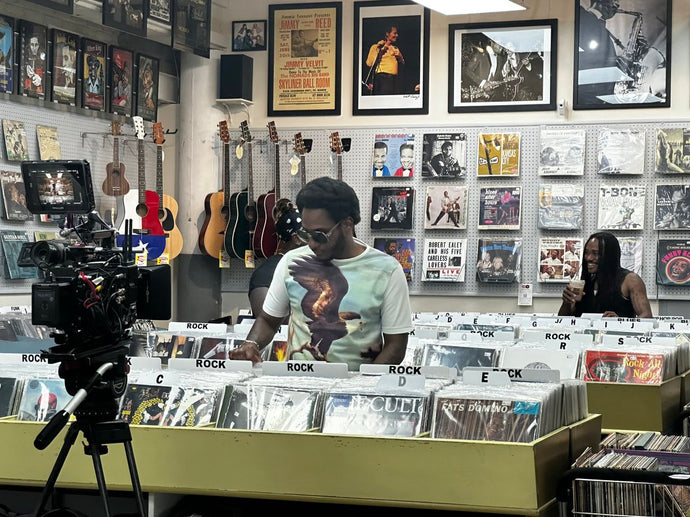 Fort Worth Legend Leon Bridges Visits Record Town!