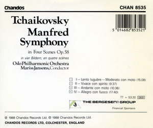 Tchaikovsky* / Oslo Philharmonic Orchestra* / Mariss Jansons : Manfred Symphony In Four Scenes Op.58 (CD, Album)