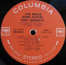 Load image into Gallery viewer, Tony Bennett : The Movie Song Album (LP, Album)
