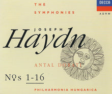 Load image into Gallery viewer, Joseph Haydn, Antal Dorati, Philharmonia Hungarica : The Symphonies N°s 1-16 (4xCD, Comp, RM)
