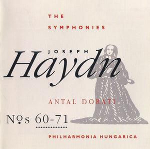 Joseph Haydn, Antal Dorati, Philharmonia Hungarica : The Symphonies N°s 60-71 (4xCD, Comp, RM)