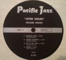 Charger l'image dans la galerie, Richard Holmes* : After Hours (LP, Album, Mono)

