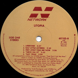 Utopia (5) : Utopia (LP, Album, All + LP, Bon)
