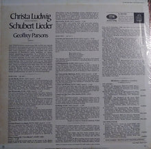 Charger l&#39;image dans la galerie, Christa Ludwig, Geoffrey Parsons (2) : Schubert Lieder (LP)
