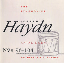 Laden Sie das Bild in den Galerie-Viewer, Joseph Haydn, Antal Dorati, Philharmonia Hungarica : The Symphonies N°s 96-104 (4xCD, Comp, RM)
