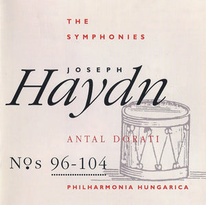 Joseph Haydn, Antal Dorati, Philharmonia Hungarica : The Symphonies N°s 96-104 (4xCD, Comp, RM)