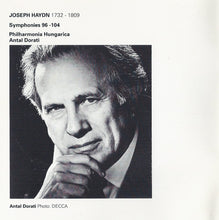 Laden Sie das Bild in den Galerie-Viewer, Joseph Haydn, Antal Dorati, Philharmonia Hungarica : The Symphonies N°s 96-104 (4xCD, Comp, RM)
