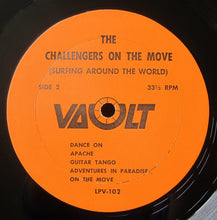 Load image into Gallery viewer, The Challengers : The Challengers On The Move (Surfing Around The World)  (LP, Album)
